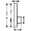 Термостат встраиваемый на 2 потребителя Hansgrohe ShowerSelect 15748000