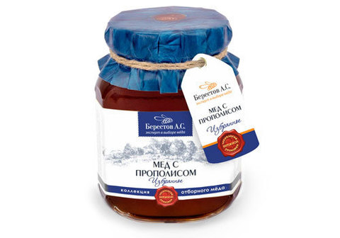 Мед с прополисом Природная защита "Берестов", 500г