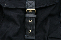 Винтажный рюкзак из ткани Virginland 55 Black