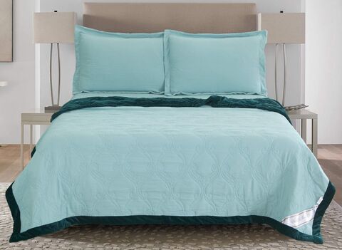 Комплект постельного белья с одеялом Тоскана (изумруд)