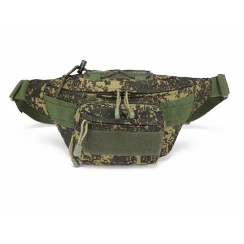 Cумка тактическая на пояс MOLLE (зеленая цифра)