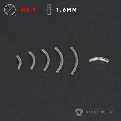 Банан Universal 1.6мм - Резьба 0.9мм