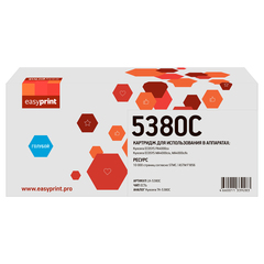 Тонер-картридж EasyPrint LK-5380C для Kyocera ECOSYS PA4000cx/MA4000cix/ MA4000cifx (10000 стр.) голубой, с чипом