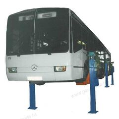 Стационарный 6-стоечный подъемник для грузовых а/м ПС15