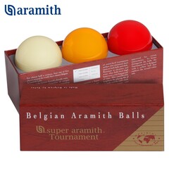 Шары Super Aramith Tournament Carom ø61,5мм 3шара