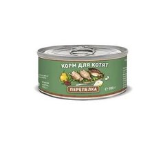 Solid Natura Holistic Перепёлка влажный корм для котят жестяная банка 0,1 кг