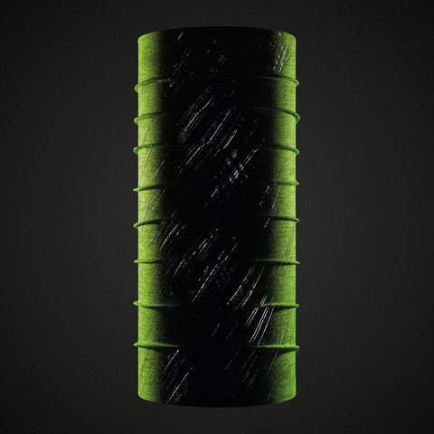 Картинка бандана-труба Buff coolnet reflective R-Lime Htr - 2