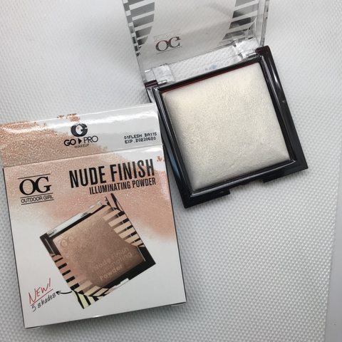 OG-KY5303Y Пудра-хайлайтер 01 flesh, NUDE FINISH ILLUMINATE POWDER