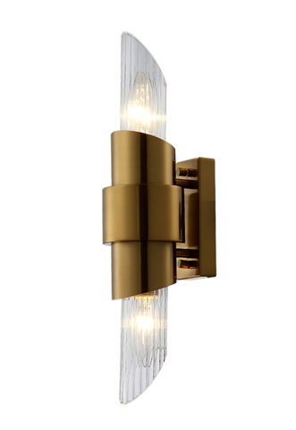 Настенный светильник Crystal Lux JUSTO AP2 BRASS