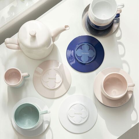 Блюдце 15см к чашке чайной Guy Degrenne Empileo Blue Gourmet