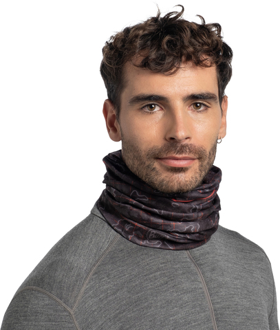 Картинка бандана-труба Buff Thermonet Emgy Graphite - 3