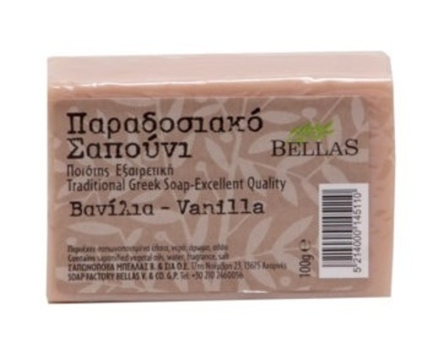Натуральное оливковое мыло с ванилью Bellas 100 гр