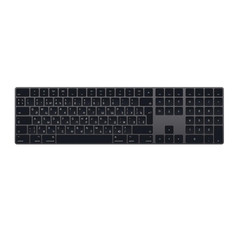 Клавиатура Apple Magic Keyboard с цифровой панелью, Space Gray (MRMH2RS/A)