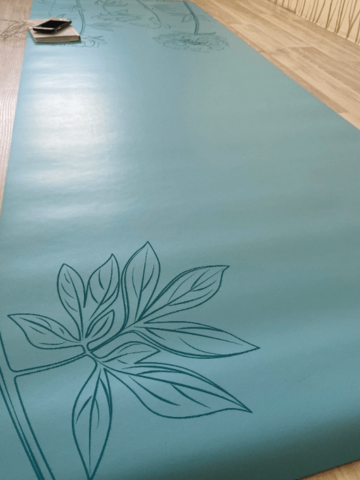 Каучуковый коврик для йоги Pions 185*68*0,4 см