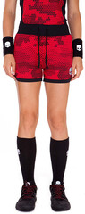 Женские теннисные шорты Hydrogen Women Tech Camo Shorts - red camouflage