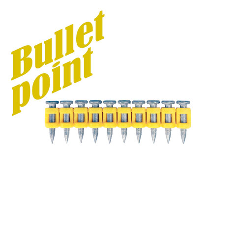 Кованные дюбель-гвозди MG Bullet-Point 19 по бетону, металлу тип CN (1000 шт.)