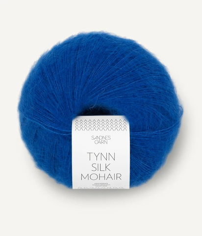 Пряжа Sandnes Garn Tynn Silk Mohair 6046 электрик