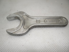 Ключ гаечный рожковый односторонний 55 мм с укороченной ручкой соотв. ГОСТ