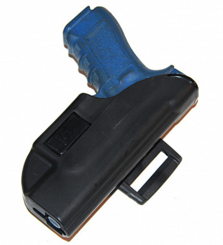 Кобура пластиковая для пистолета Глок 17 Альфа с поясным креплением Стич Профи