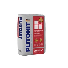 Клей Усиленный плиточный Plitonit В, для наружных и внутренних работ, 25 кг
