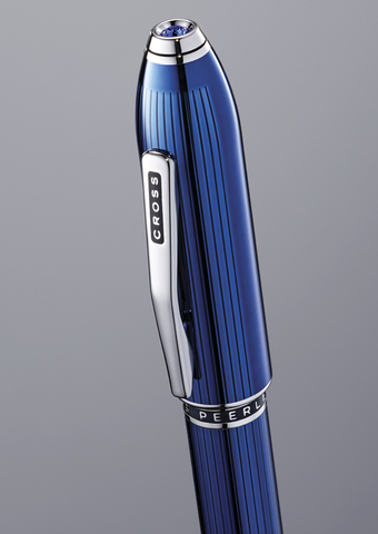 Ручка шариковая Cross Peerless Translucent Quartz Blue Engraved Lacquer ( AT0702-14 )