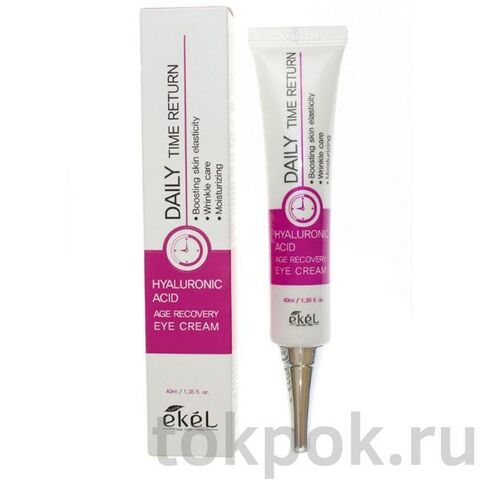 Крем для глаз EKEL Daily Time Return Age Recovery Eye Cream Hyaluronic Acid, 40 мл