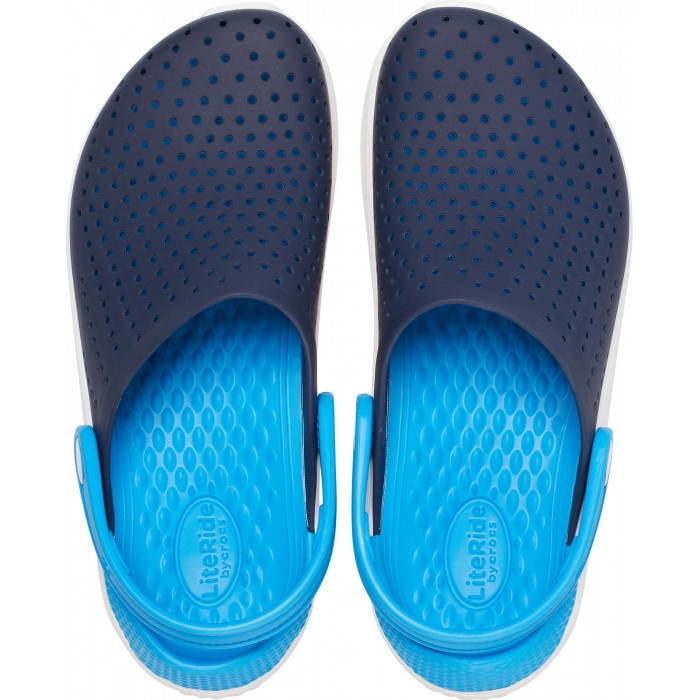 Crocs Kids LiteRide Clog Navy White