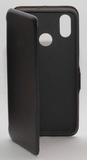 Чехол-книжка из эко-кожи Flip Cover Leather для Xiaomi Mi 8 (Черный)