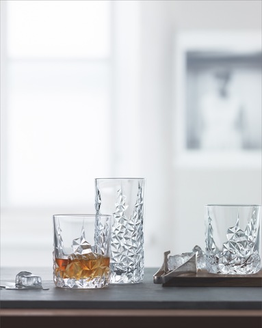 Набор из 4-х стаканов Whisky 365 мл артикул 101968. Серия Sculpture