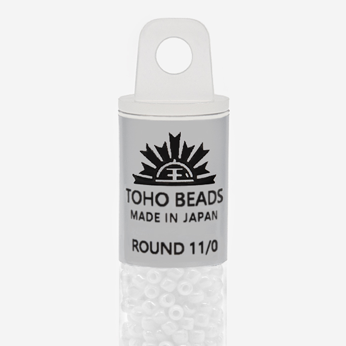 Японский бисер TOHO Round 11/0 (№41), непрозрачный глянцевый
