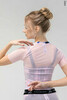 Translucent Rashguard t-shirt | pink