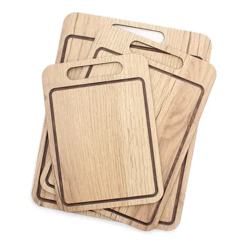 Набор разделочных досок на подставке 3шт ComposeEat Everyday дуб натуральный
