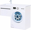 Aquanet 239208 Тумба с раковиной Токио 110 L подвесная 1 ящик цвет белый глянец (239208)
