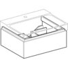 Шкафчик для раковины Geberit Xeno², с одним выдвижным ящиком: B=58см, H=22см, T=46.2см, Серый / Матовое покрытие