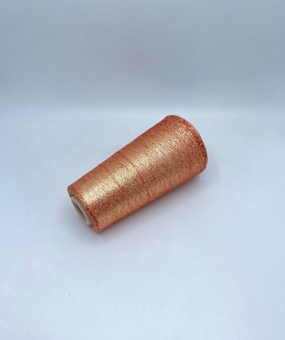 Filati BE.MI.VA (пр.Италия), art-Glitter 14.000м/100гр, 56% металлизированный полиэстер(люрекс), 44% нейлон, цвет- Оранжевое золото(651) ,арт.34589
