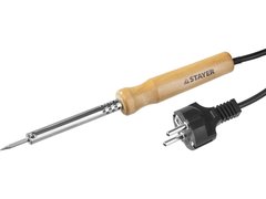 STAYER MAXTerm, 40 Вт, конус, электропаяльник с деревянной рукояткой (55310-40)