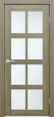 Межкомнатная дверь Мюнхен 01 ДО / Цвет Тон Неаполь / Остекление "Сатинат белое" / Двери Верда
