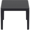 Столик пластиковый журнальный, Siesta Contract Sky Side Table, черный