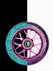 Колесо HIPExtreme Neon Flakes 110*24 мм, фиолетовый