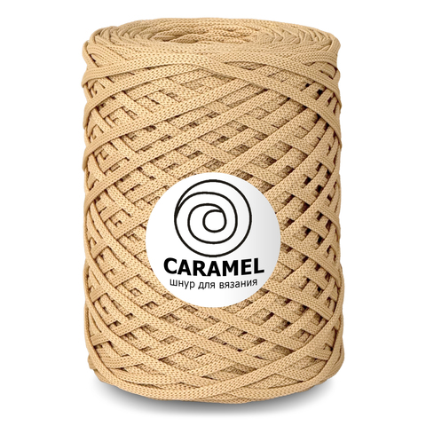 Шнур для вязания Caramel 200 м мадлен