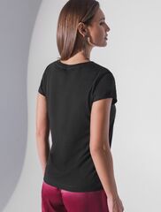 Нарядная футболка с принтом пайетками  D49.135 (131474)