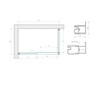 Vegas Glass ZP+ZPV NOVO h2000 120*80 01 01 Душевой уголок, профиль белый, стекло прозрачное