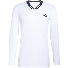 Теннисная футболка Adidas Climacool Long Sleeve Top - white