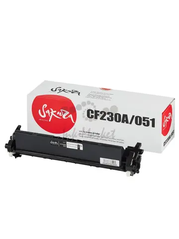 Картридж Sakura CF230A/051 для HP, Canon, черный, 1700 к.