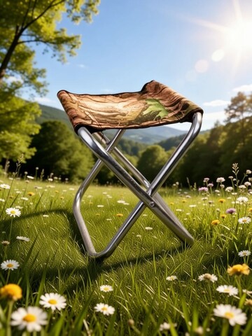 Табурет Алюминиевый китай (39х38х32см d22)