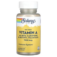 Vitamin A as Beta Carotene