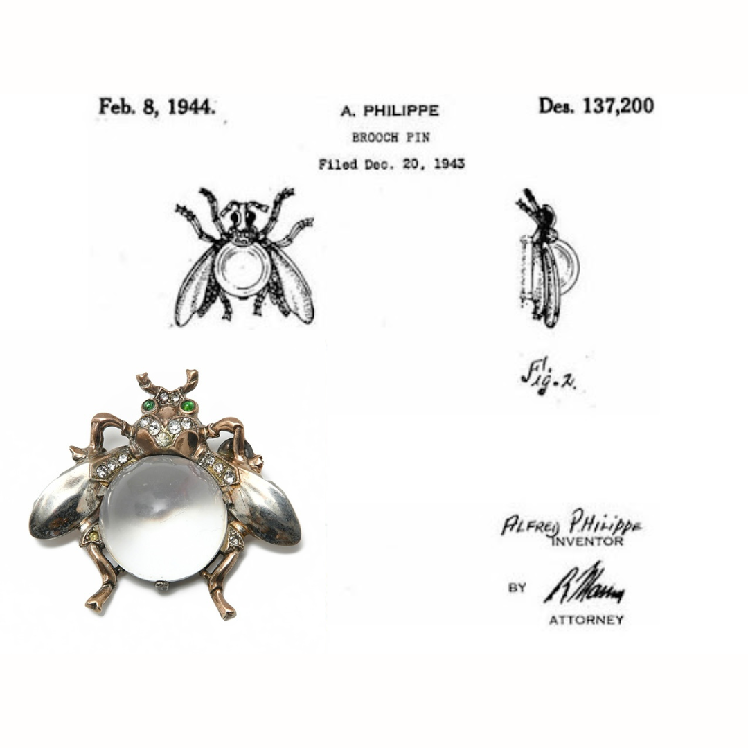 Брошь Trifari Jelly Belly 1940-е