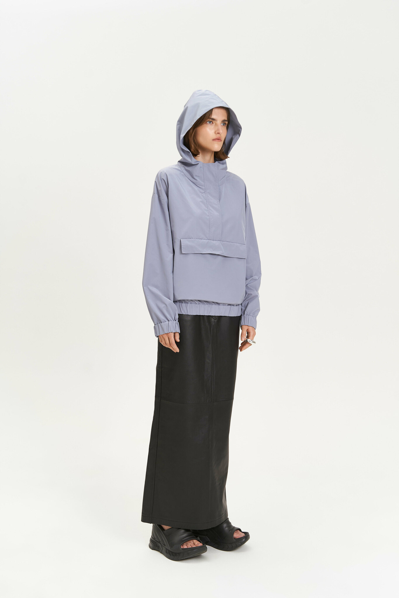 Худи спортивное, голубое