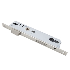 Замок под цилиндр L155-25 SN (мат. никель) без ответки