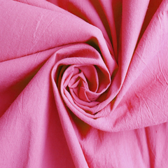 Батист стоунвош однотонный, 90 гр/м2, 148 см, розовый коралл